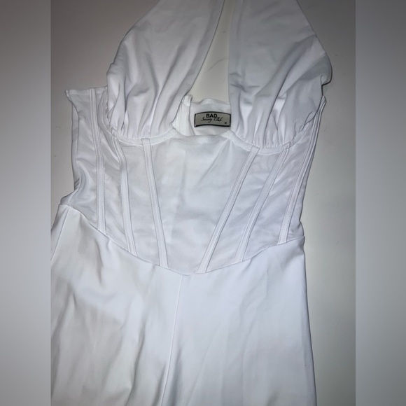 Bad Society Club Jumpsuit With Sheer Bodice! - Picture 2 of 6